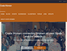 Tablet Screenshot of costawomen.com